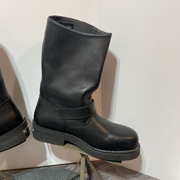 Harley Davidson Steel Toe 91137 ST Mega Conductor Boots Black Size 11.5 Men NWOT - Picture 5 of 16